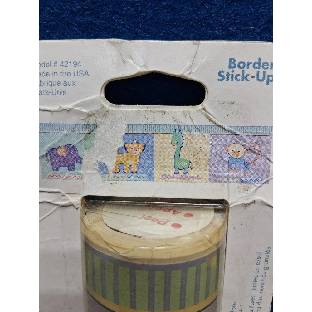Disney Baby Wall Border Stick Ups Multicolor Animal Safari 42194